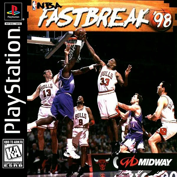 NBA Fastbreak '98 Box Art