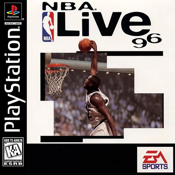 NBA Live '96 box art