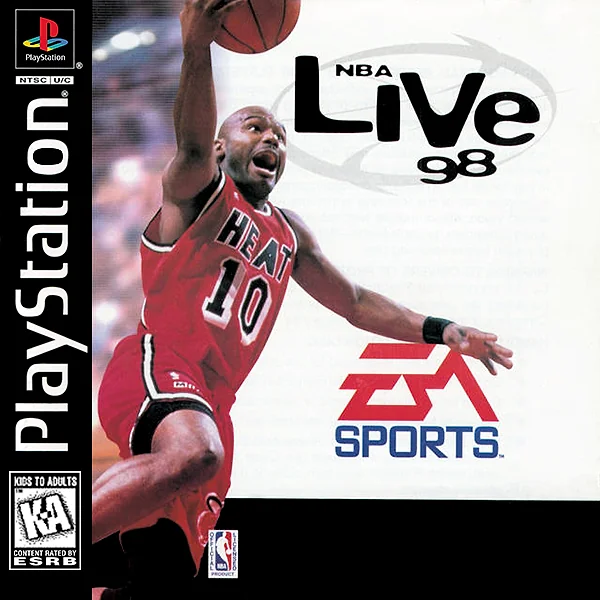 NBA Live 98 Box Art