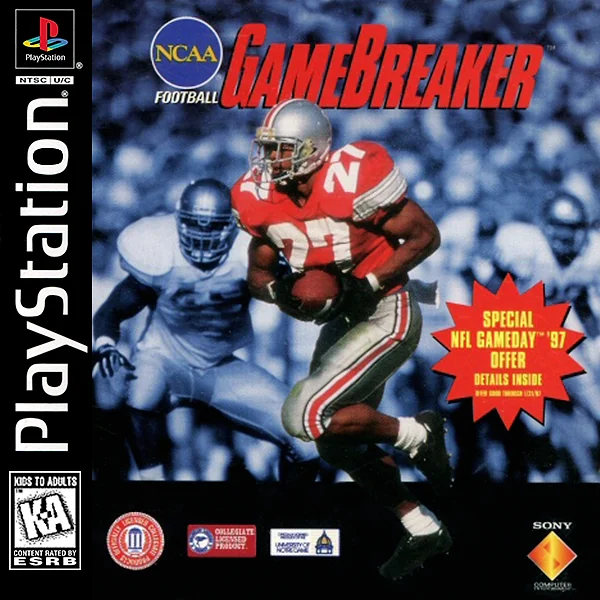 NCAA GameBreaker Box Art