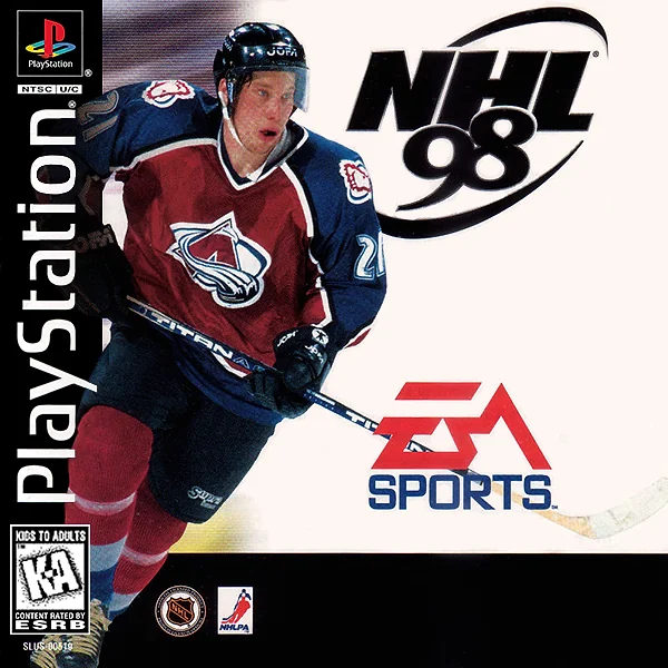 NHL 98 box art