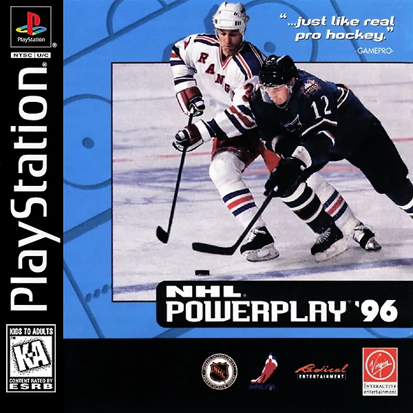 NHL Powerplay '96 Box Art