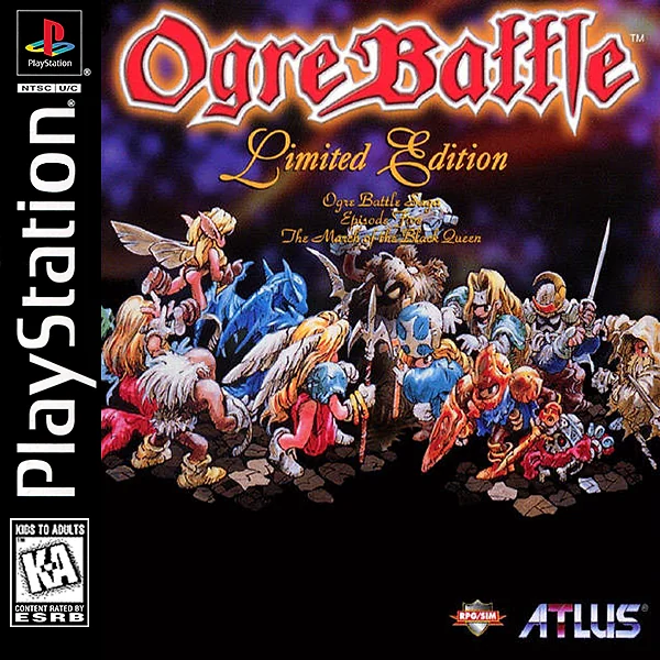 Ogre Battle: The March of the Black Queen Box Art