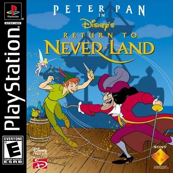 Peter Pan in Disney's Return to Never Land Box Art