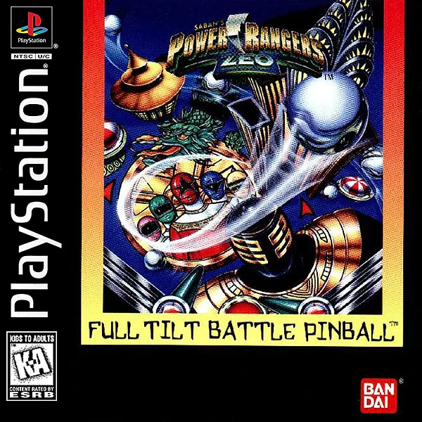 Power Rangers Zeo: Full Tilt Battle Pinball box art