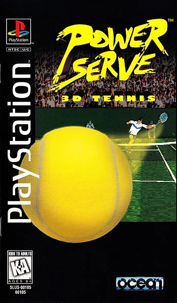 Power Serve 3D Tennis Box Art