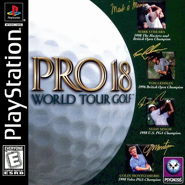 Pro 18 World Tour Golf Box Art