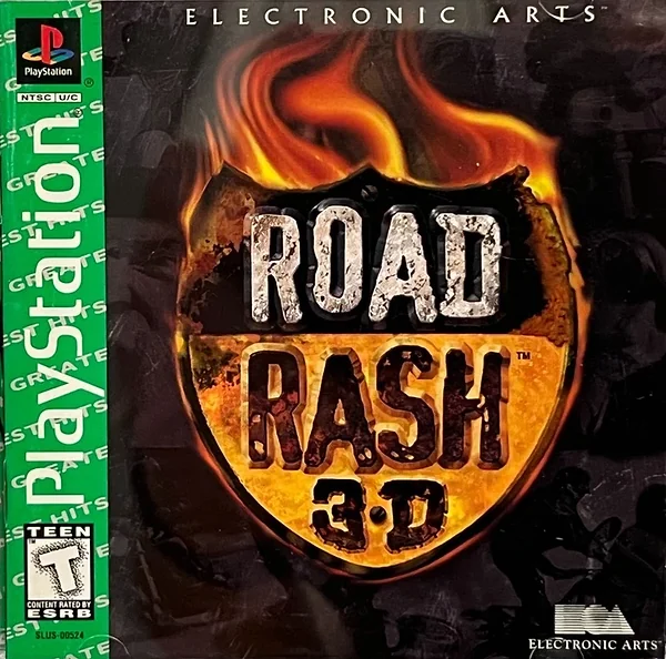 Road Rash 3D box art