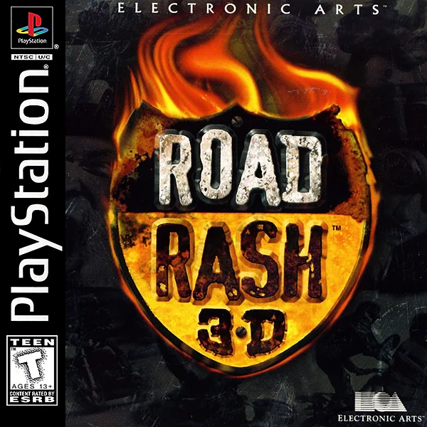 Road Rash 3D box art