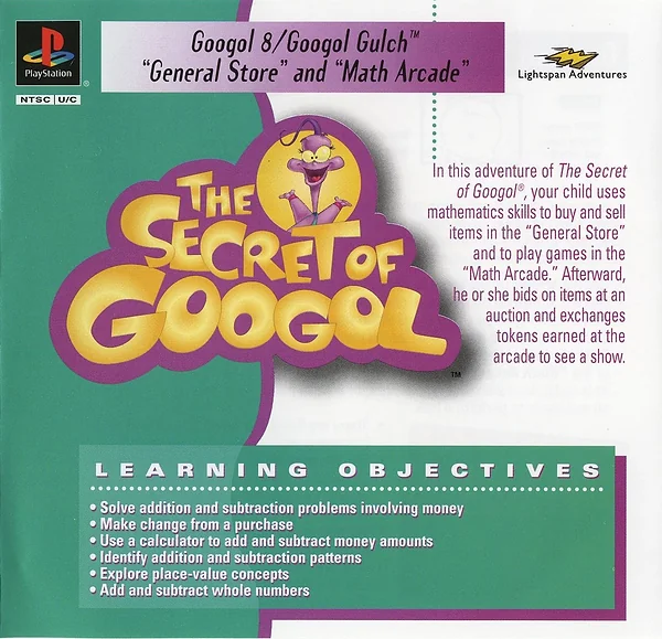Secret of Googol: Googol Gulch 8 box art