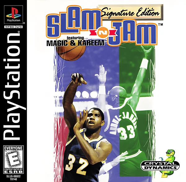 Slam 'N Jam '96 featuring Magic & Kareem box art