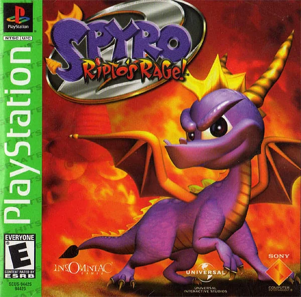 Spyro 2: Ripto's Rage! Box Art