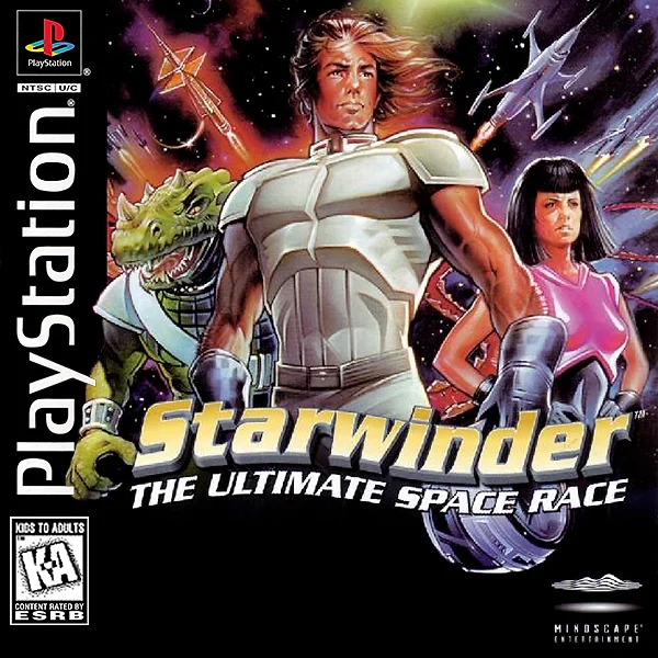 Starwinder: The Ultimate Space Race Box Art