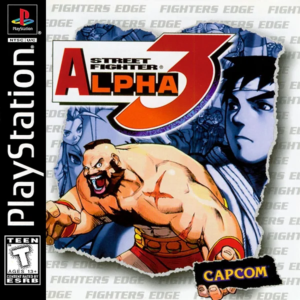 Street Fighter Alpha 3 box art
