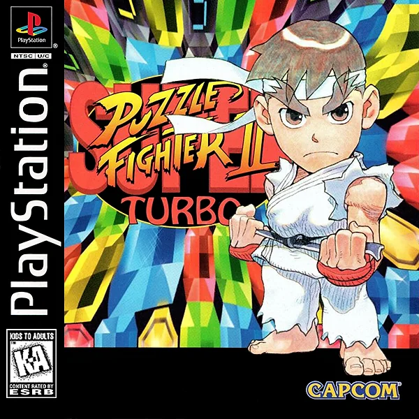 Super Puzzle Fighter II Turbo Box Art