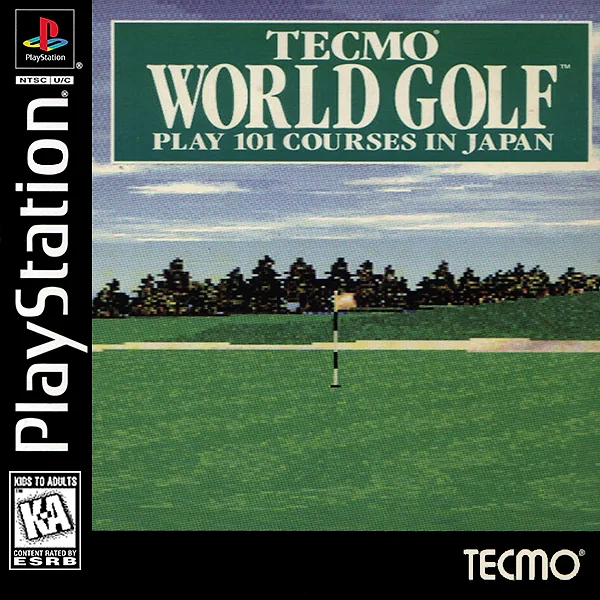 Tecmo World Golf box art