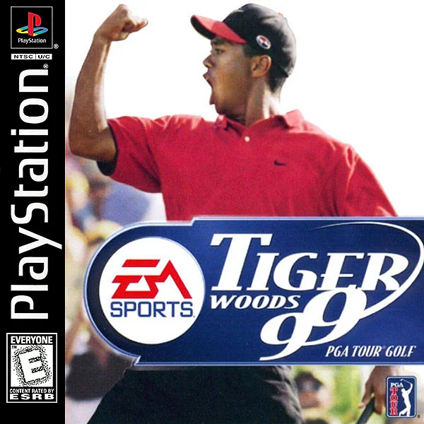 Tiger Woods '99 PGA Tour Golf box art