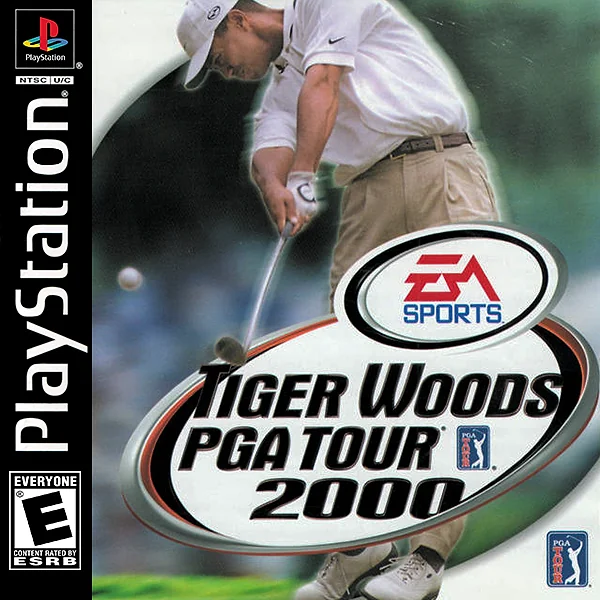 Tiger Woods PGA Tour 2000 Box Art