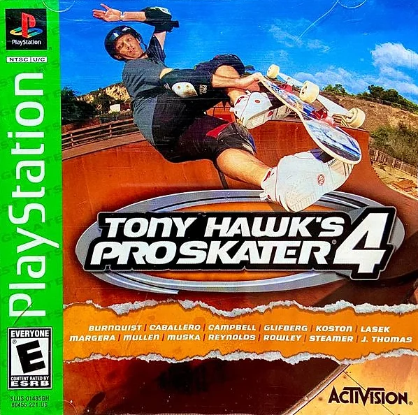 Tony Hawk's Pro Skater 4 Box Art
