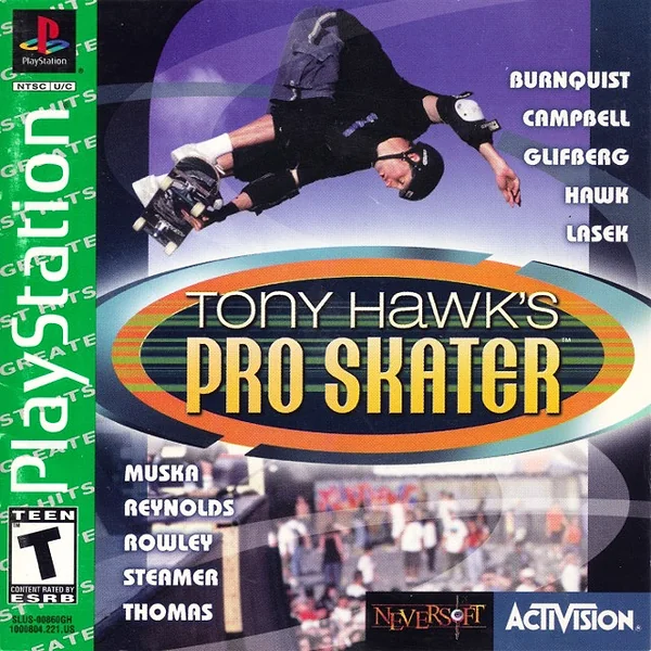 Tony Hawk's Pro Skater Box Art