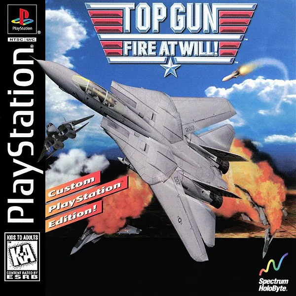 Top Gun: Fire at Will box art
