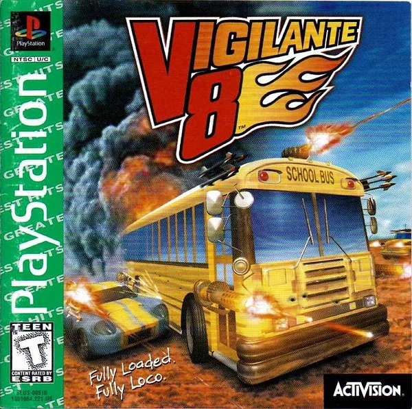 Vigilante 8 box art