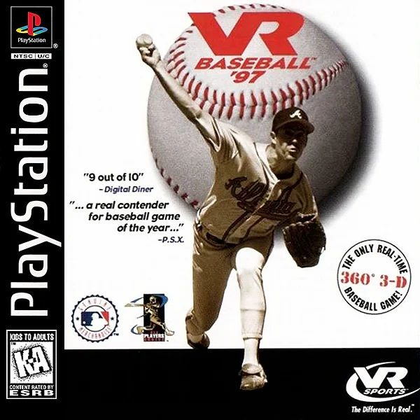 VR Baseball '97 Box Art