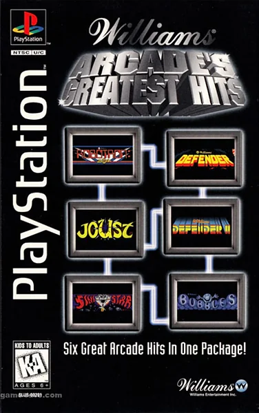 Williams Arcade's Greatest Hits box art