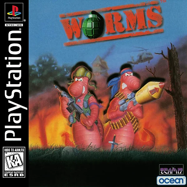 Worms Box Art