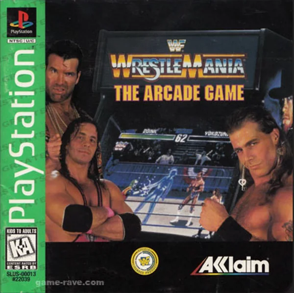 WWF WrestleMania: The Arcade Game box art