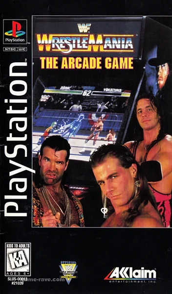 WWF WrestleMania: The Arcade Game Box Art
