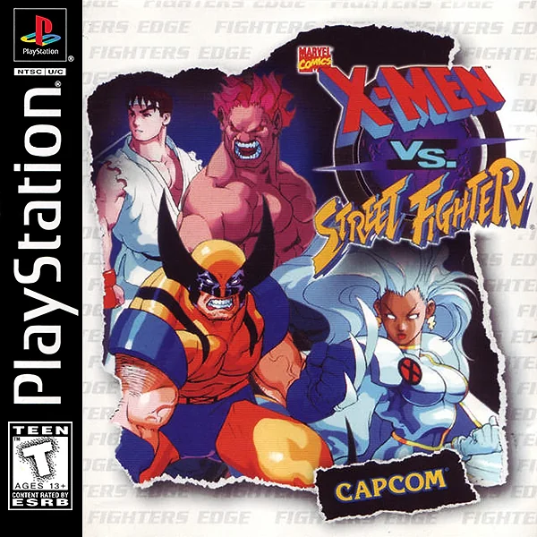 X-Men vs. Street Fighter Box Art