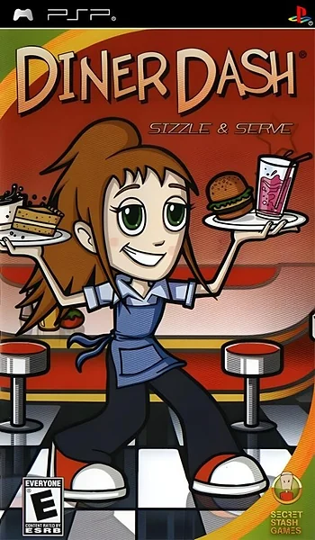 Diner Dash: Sizzle & Serve Box Art