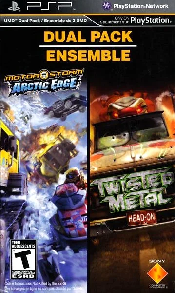 MotorStorm: Arctic Edge - Twisted Metal: Head-On Box Art