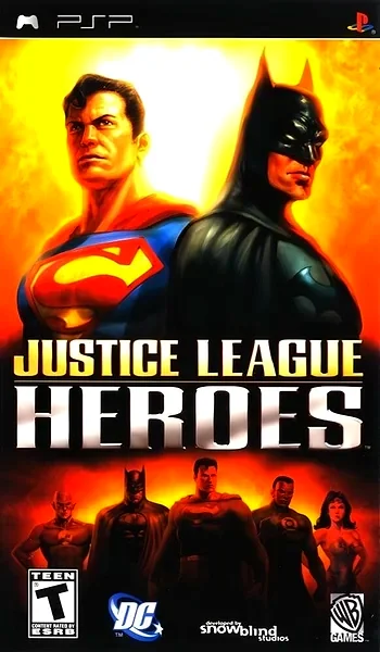 Justice League Heroes Box Art
