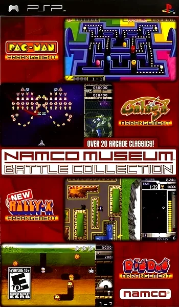 Namco Museum Battle Collection Box Art