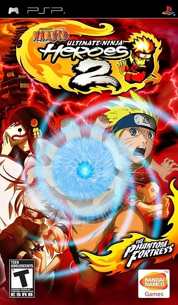 Naruto: Ultimate Ninja Heroes 2 - The Phantom Fortress Box Art