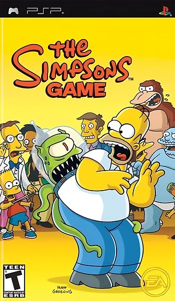 Simpsons Game Box Art
