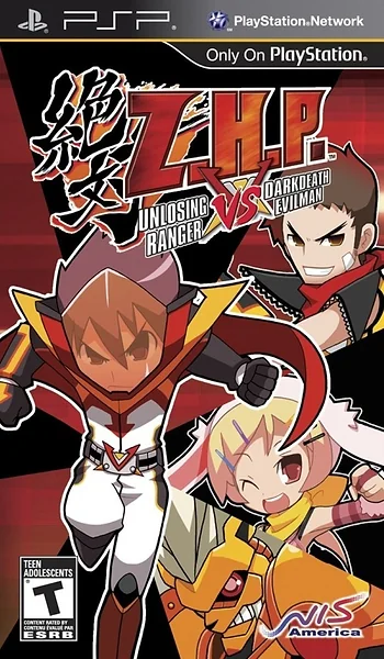 Z.H.P. Unlosing Ranger vs. Darkdeath Evilman Box Art