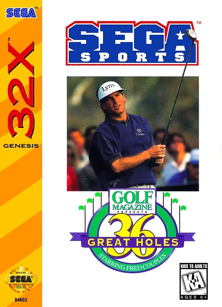 36 Great Holes Starring Fred Couples Box Art