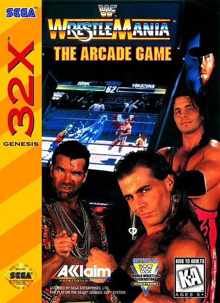 WWF WrestleMania: The Arcade Game box art
