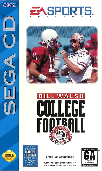 Bill Walsh College Football Box Art