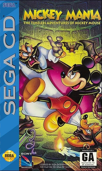 Mickey Mania: The Timeless Adventures of Mickey Mouse Box Art