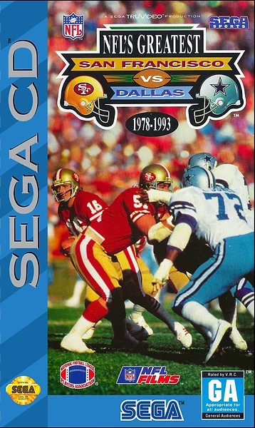 NFL's Greatest Teams: San Francisco vs Dallas Box Art