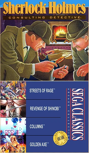 Sherlock Holmes & Sega Classics box art