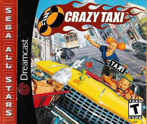 Crazy Taxi Box Art