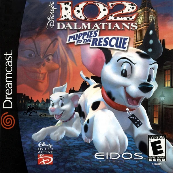 102 Dalmatians: Puppies to the Rescue box art