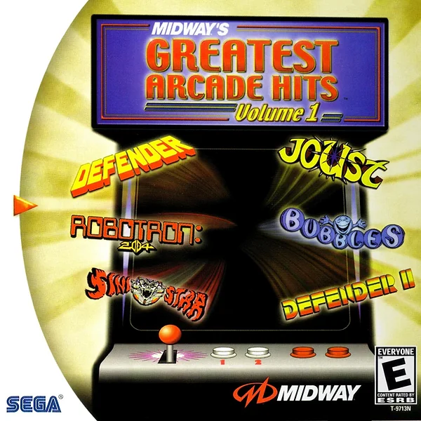 Midway's Greatest Arcade Hits: Volume 1 box art