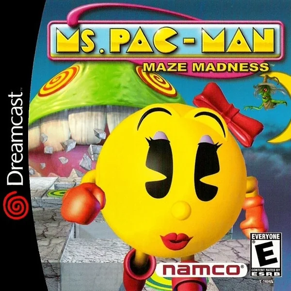 Ms. Pac-Man: Maze Madness box art