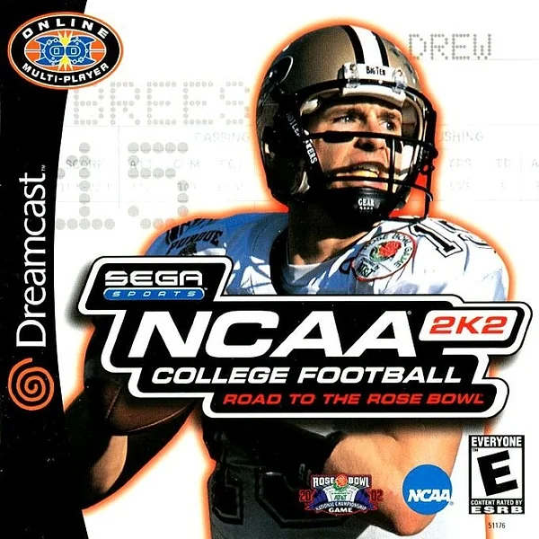 NCAA College Football 2K2: Road to the Rose Bowl box art
